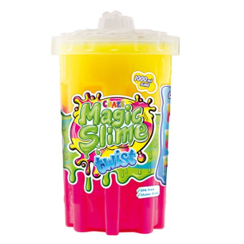 Craze Magic Slime - Twist - Yellow Pink