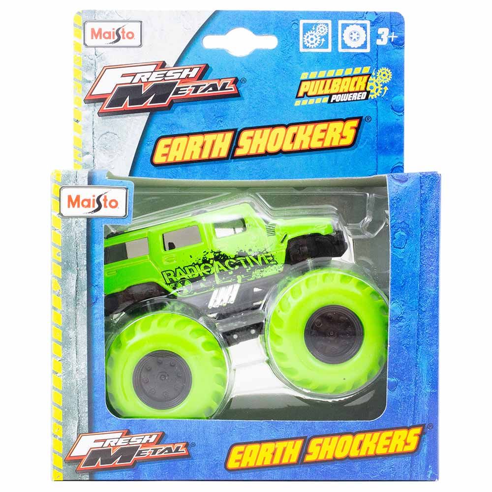 Maisto - Pullback Powered Earth Shockers - Light Green