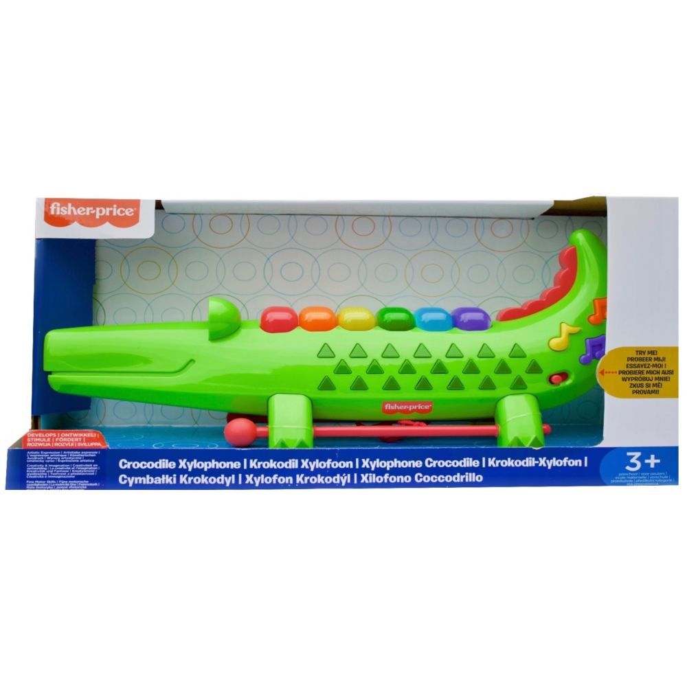 Fisher Price - Crocodile Xylophone - Green