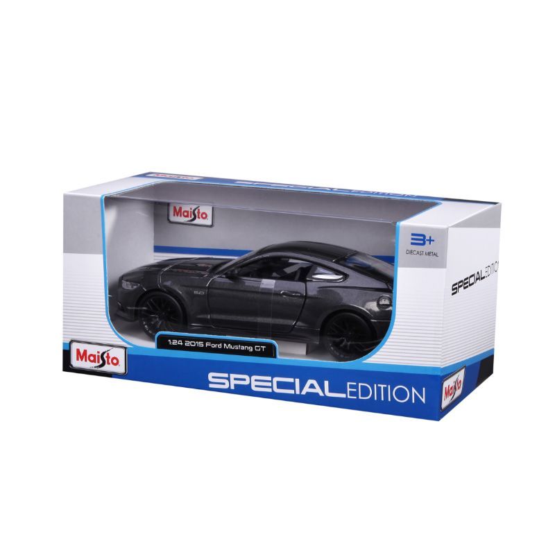 Maisto - 1:24 2015 Ford Mustang GT - Dark Grey