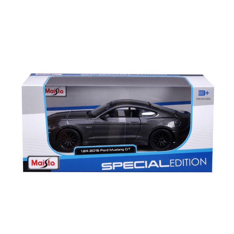 Maisto - 1:24 2015 Ford Mustang GT - Dark Grey