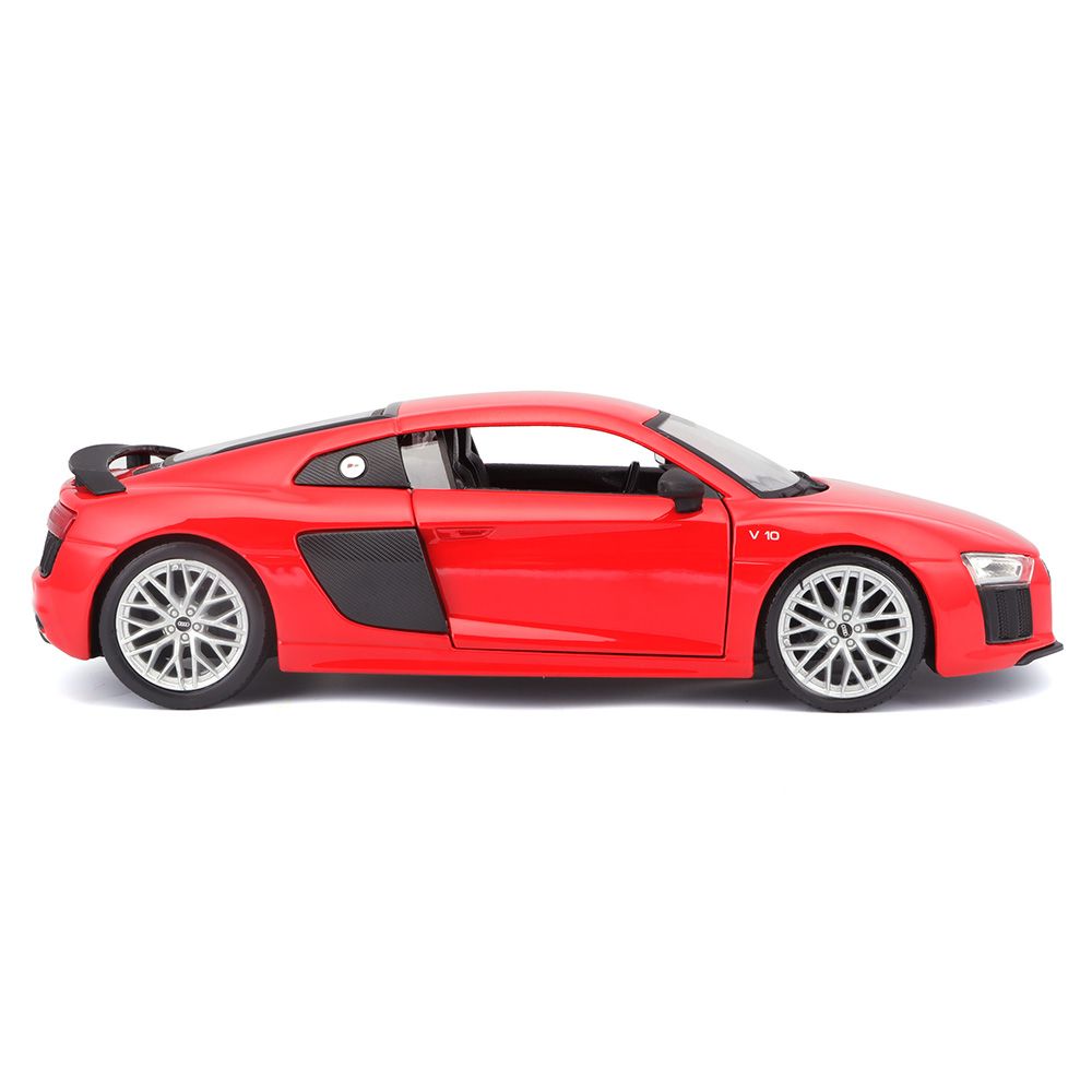 Maisto - 1:24 Scale Audi R8 V10 Plus Car - Red