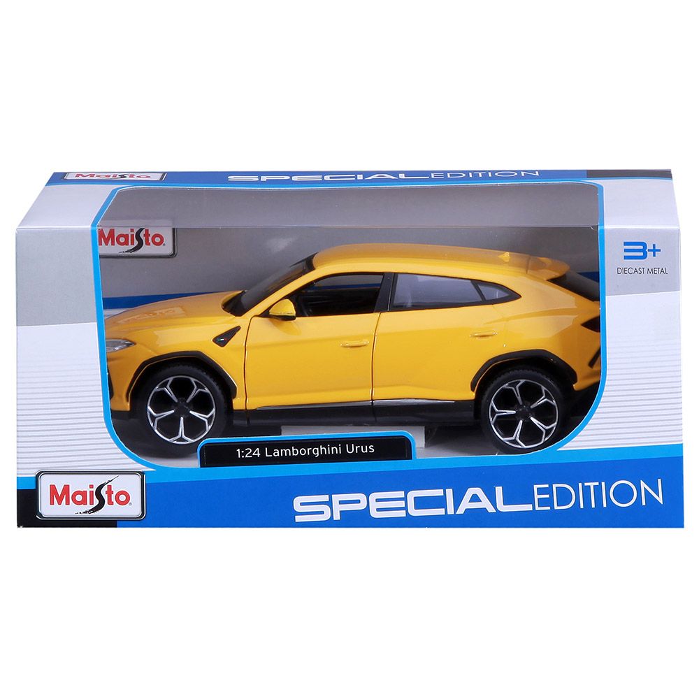 Maisto - 1:24 Scale Lamborghini Urus Car - Yellow