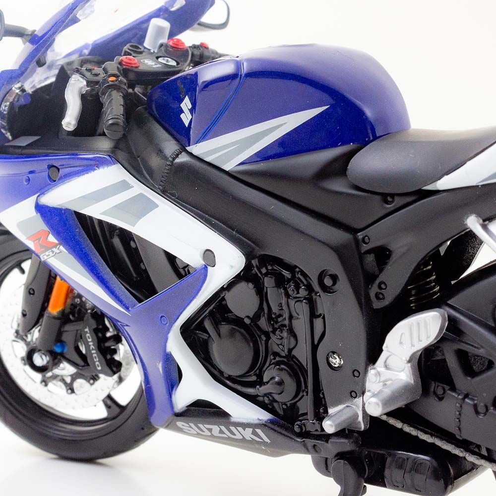 مايستو دراجة نارية سوزوكي Gsx R750 أسود وأزرق وأبيض