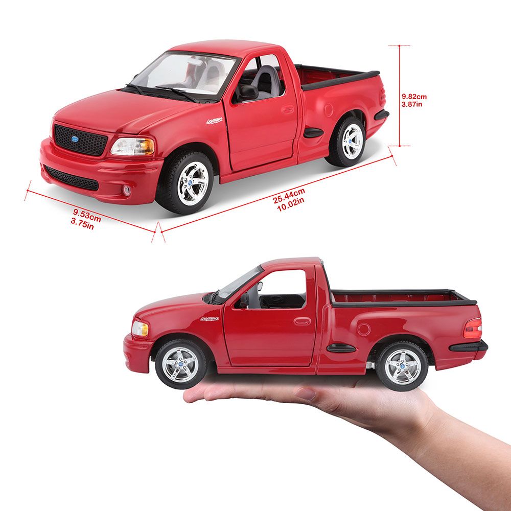 Maisto - 1:21 Scale Ford SVT F 150 Lighting Car - Red