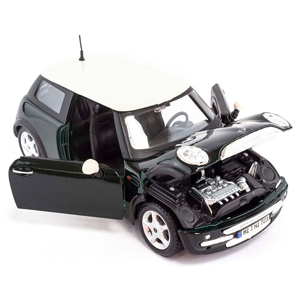 Maisto - 1:24 Scale-Mini Cooper - Green & White