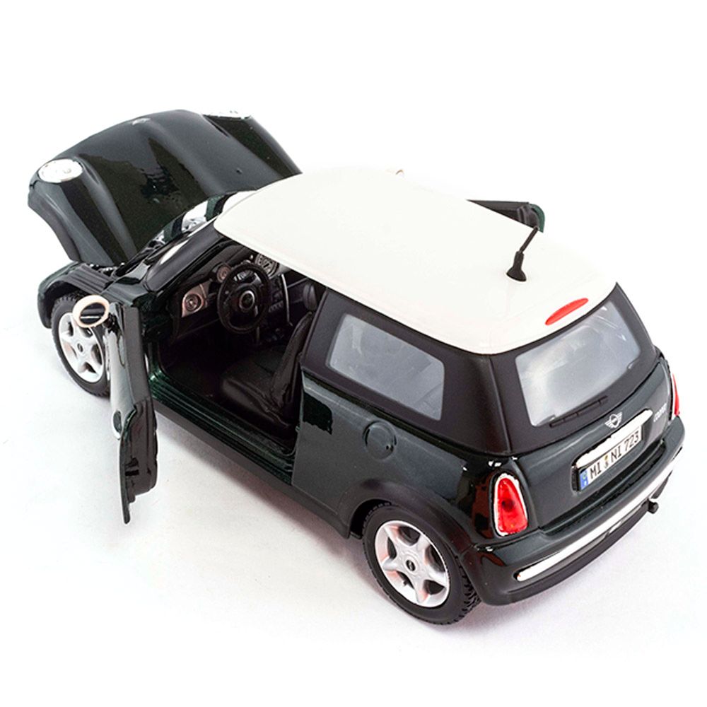 Maisto - 1:24 Scale-Mini Cooper - Green & White