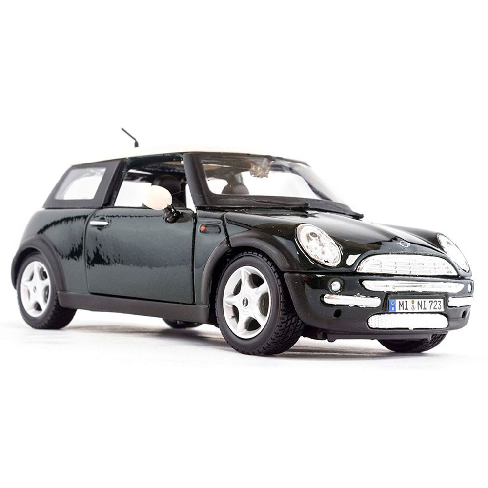 Maisto - 1:24 Scale-Mini Cooper - Green & White