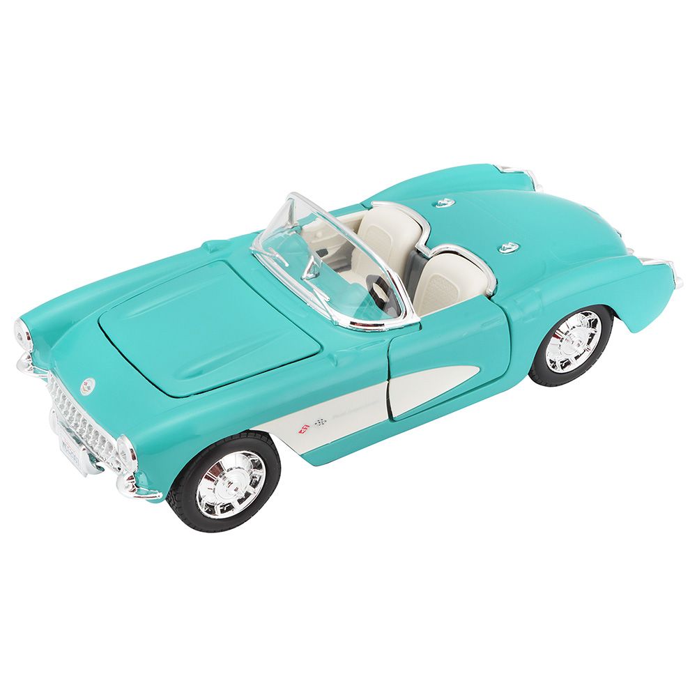 Maisto - 1:24 Scale 1957 Chevrolet Corvette Car - Green