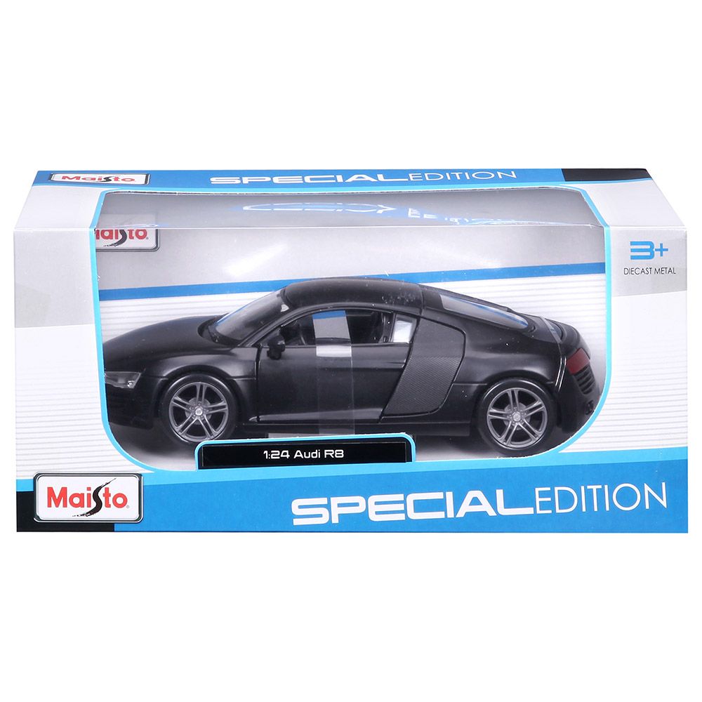 Maisto - 1:24 Scale - Special Edition Audi R8 - Black