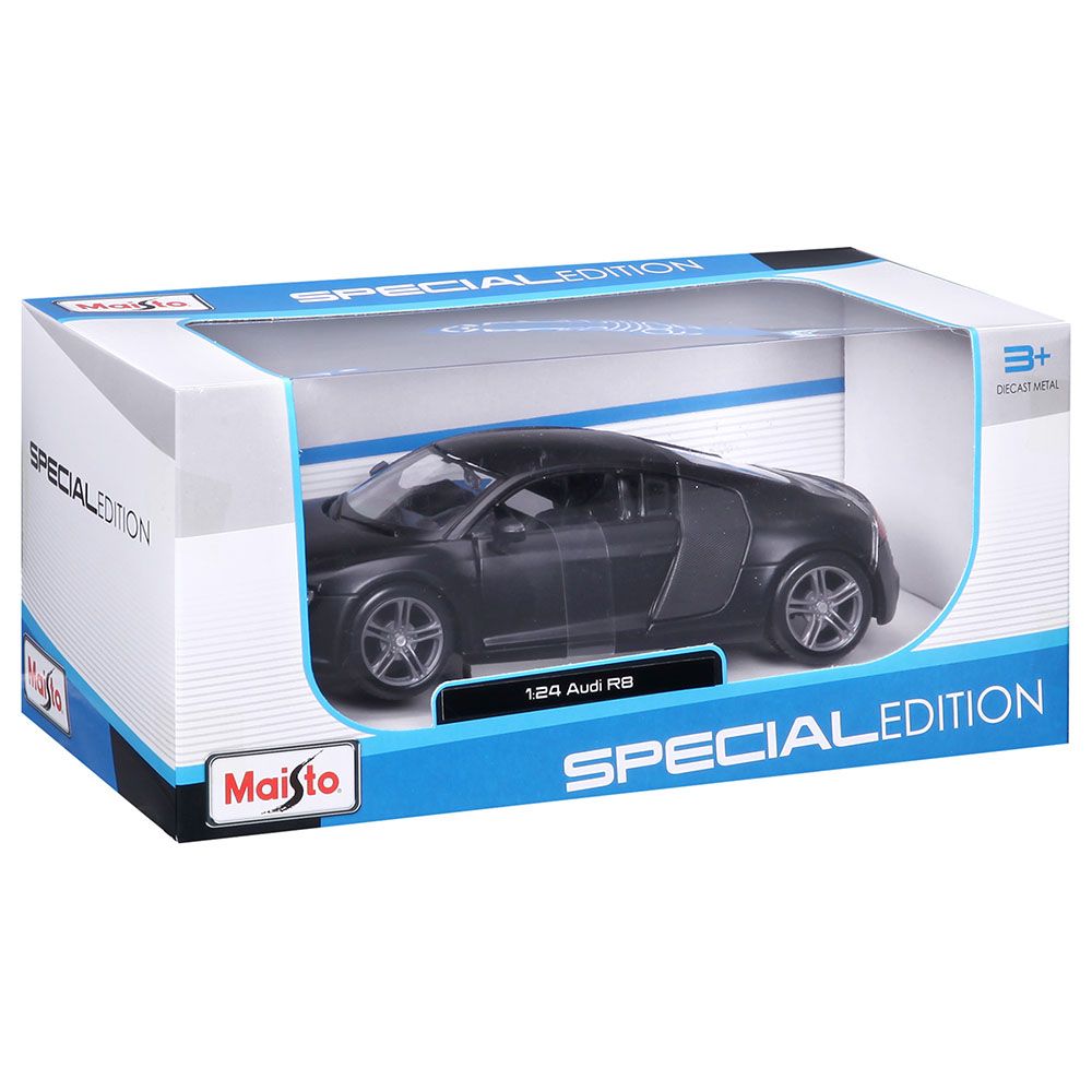 Maisto - 1:24 Scale - Special Edition Audi R8 - Black