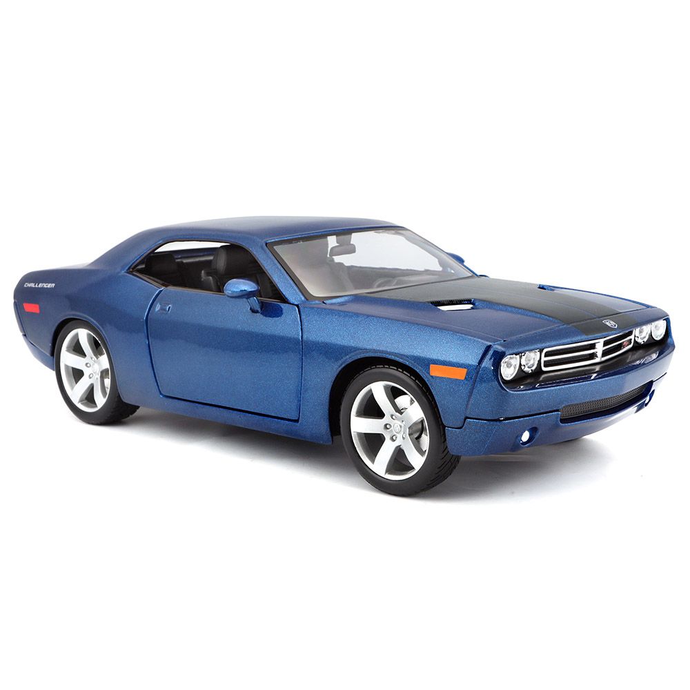 Maisto - 1:18 Scale 2006 Dodge Challenger Concept Car - Blue