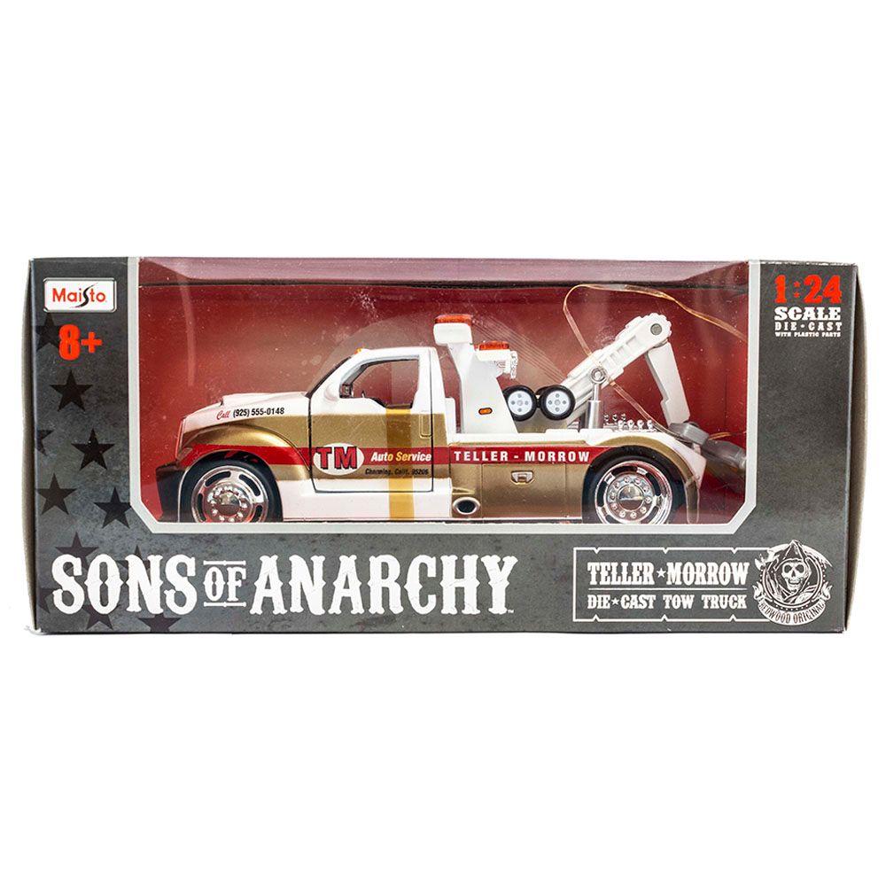 Maisto - 1:24 Scale - 'Sons Of Anarchy' Tow Truck - White