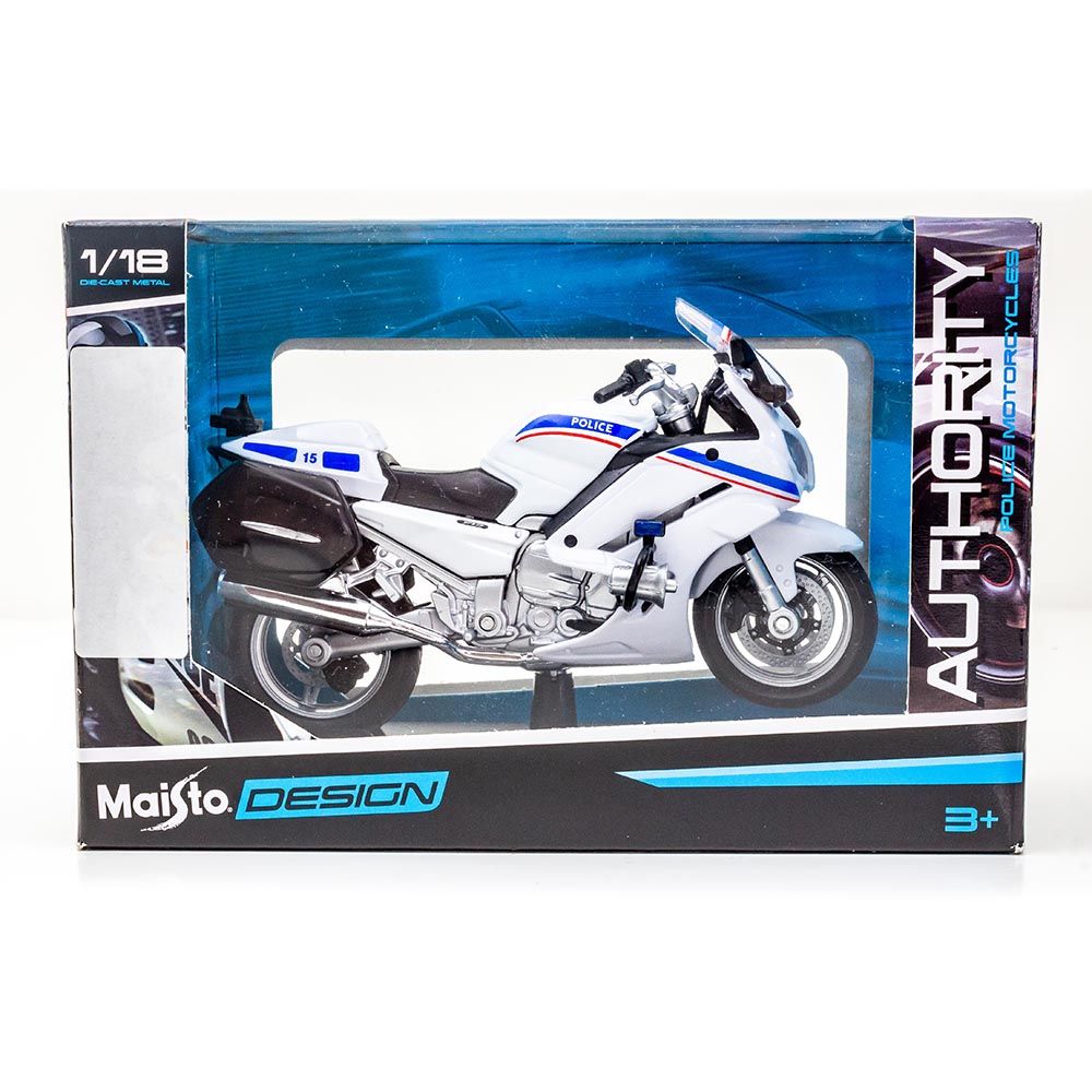 Maisto - Police Motorcycles Yamaha Fjr1300A - White