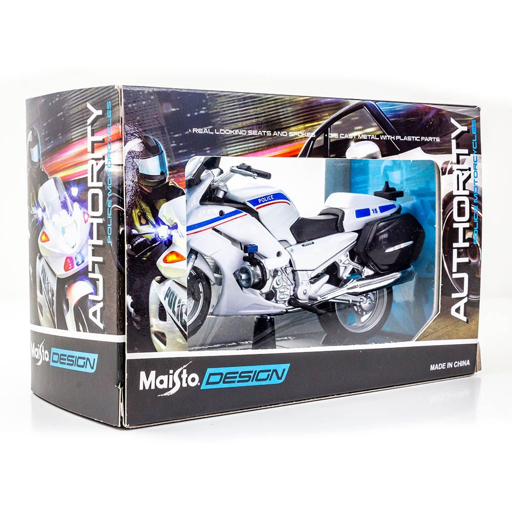 Maisto - Police Motorcycles Yamaha Fjr1300A - White