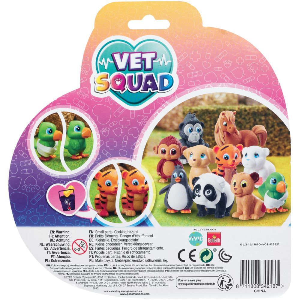 Vet Squad - Animals - Horse, Dog, Parrot, Tiger & Penguin