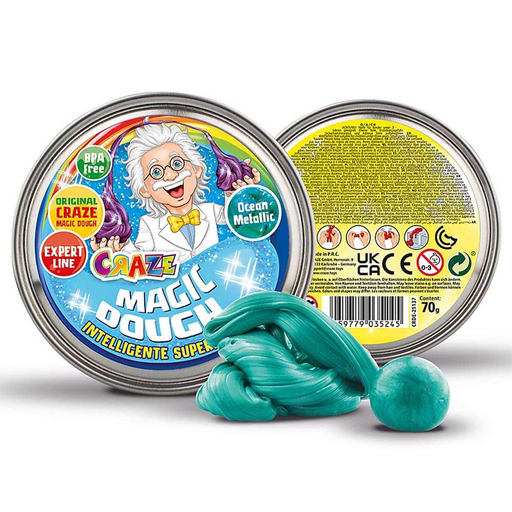 Craze Magic Dough - Expert Professor - Ocean Metallic