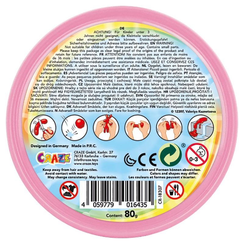 Craze - Magic Dough Expert Fantastic Fruits - 80g - Color May Vary