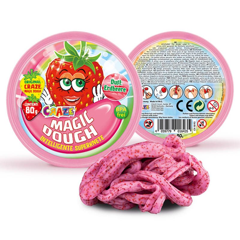 Craze - Magic Dough Expert Fantastic Fruits - 80g - Color May Vary