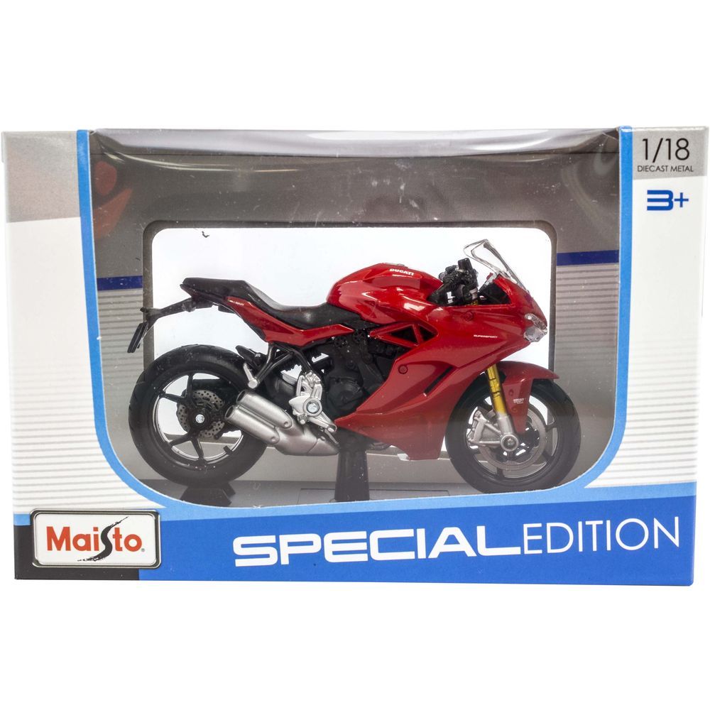 Maisto - 1:18 Scale - Ducati Supersport S - Red