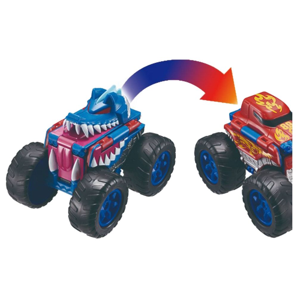 Transracers - 2-In-1 Flip Vehicle Monster Wolf Truck