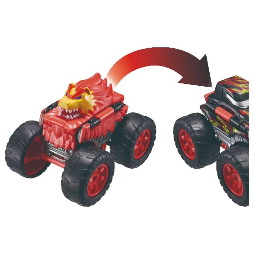 Transracers - 2-In-1 Flip Vehicle Monster Lion Truck