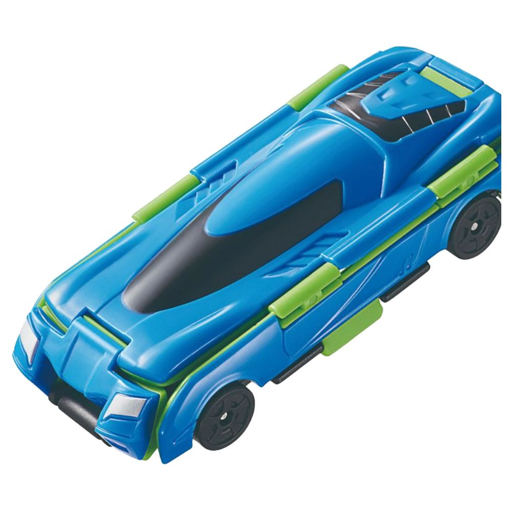 Transracers - 2-In-1 Silver & Transformed Sports Car