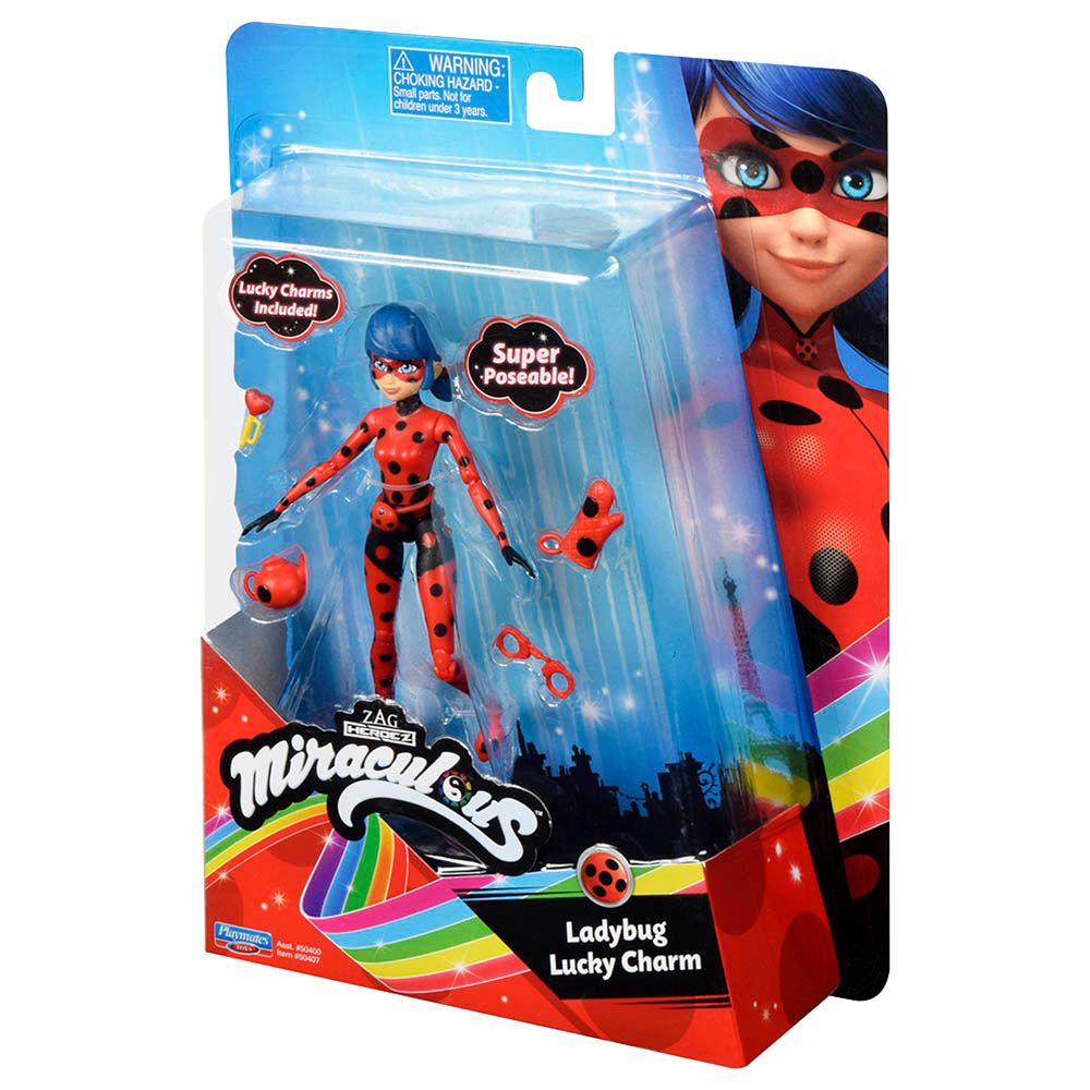 Miraculous - Moments Small Dolls - Lady Bug & Lucky Charm 