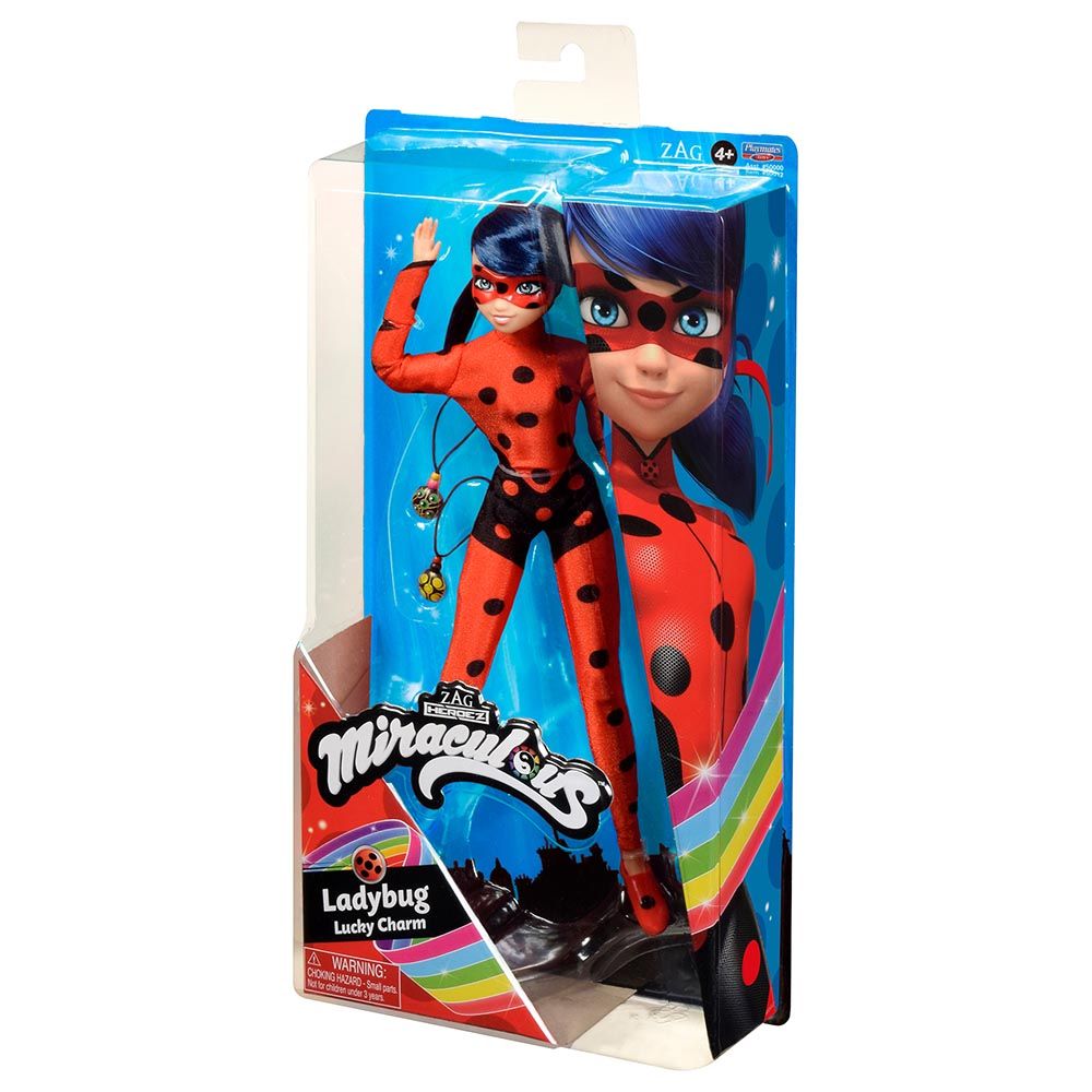 Miraculous - Heroez Fashion Doll - Lady Bug Lucky Charm