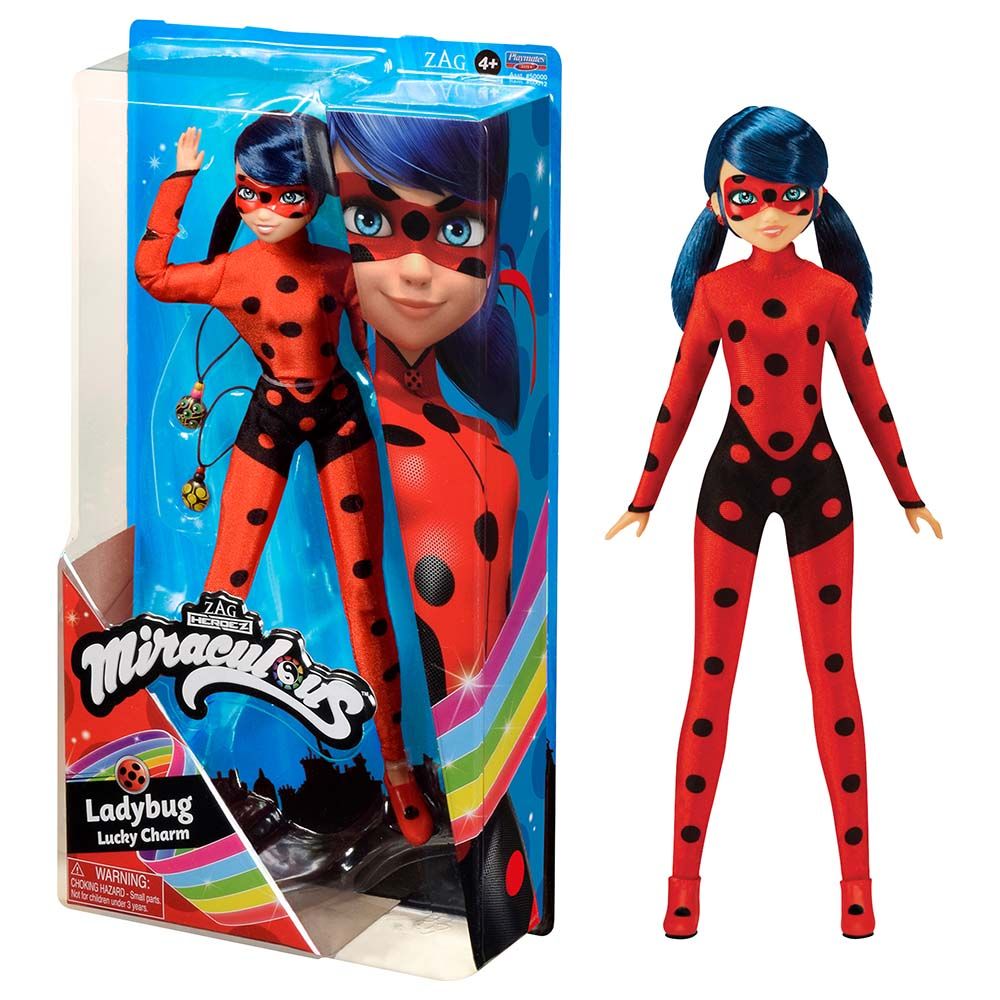 Miraculous - Heroez Fashion Doll - Lady Bug Lucky Charm