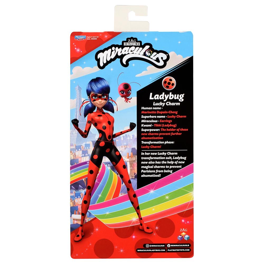 Miraculous - Heroez Fashion Doll - Lady Bug Lucky Charm