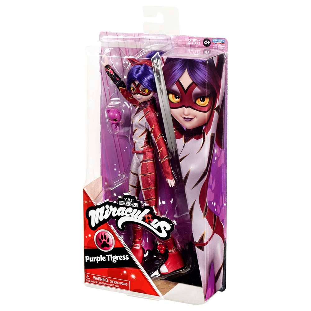 Miraculous - Heroes Fashion Doll - Purple Tigeress