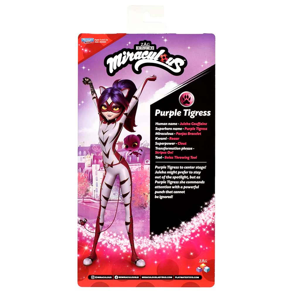 Miraculous - Heroes Fashion Doll - Purple Tigeress