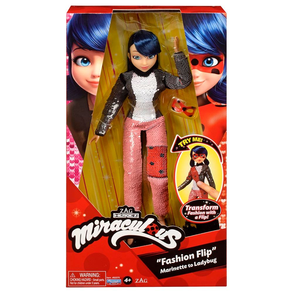 Miraculous - Fashion Flip Marinette To Ladybug w/ Sequins