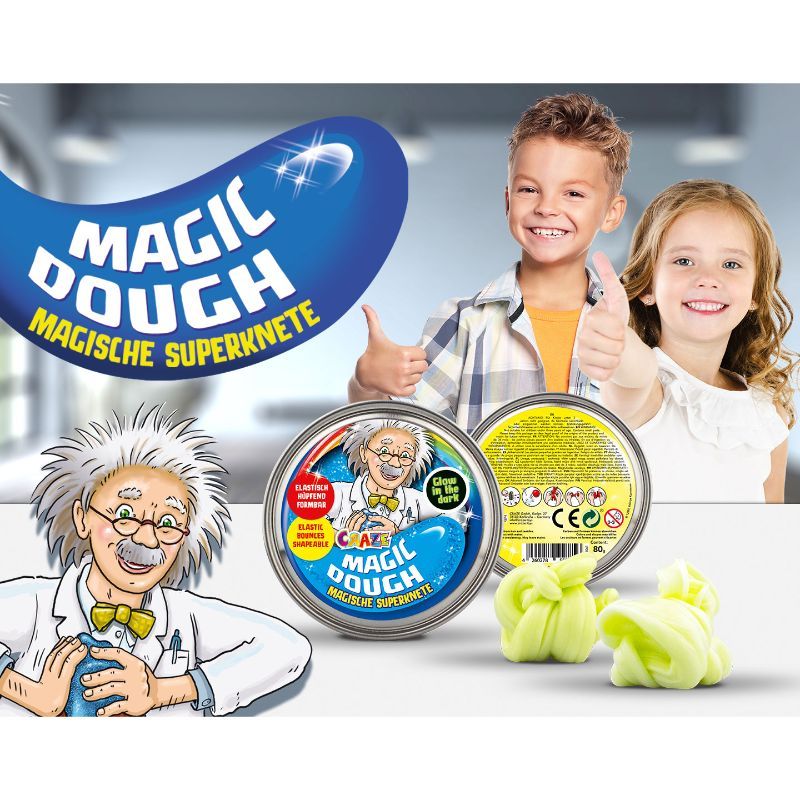 Craze Magic Dough - Doc Brown Edition - Glow In The Dark