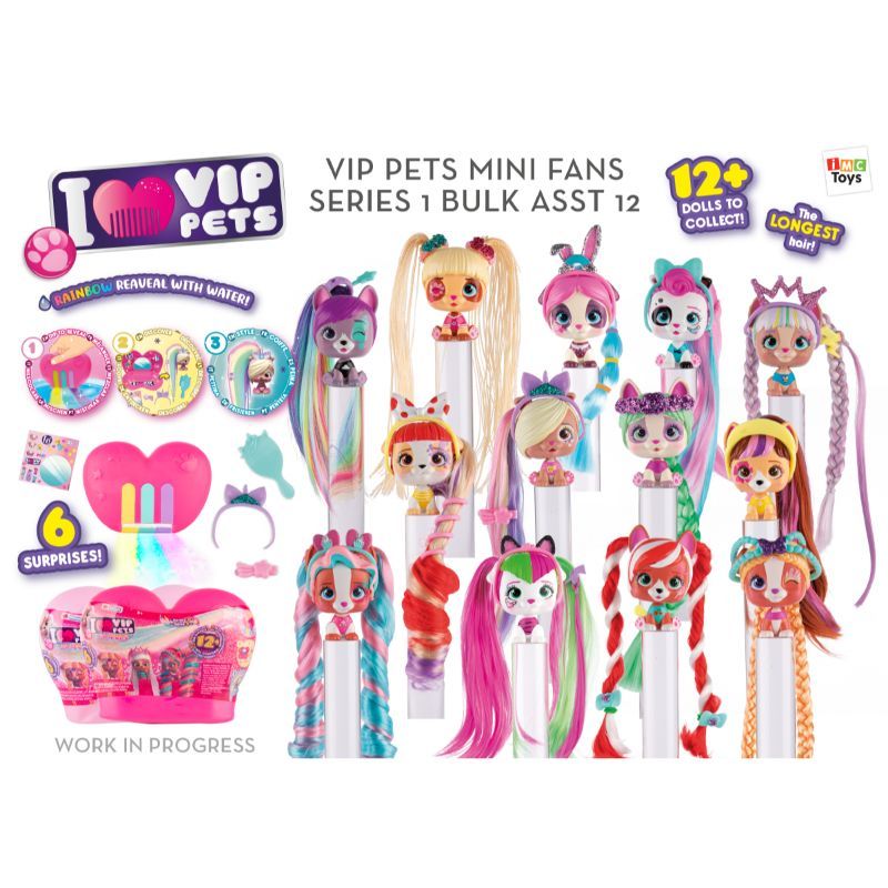 VIP Pets - Mini Fans Surprise 1pc - Assorted