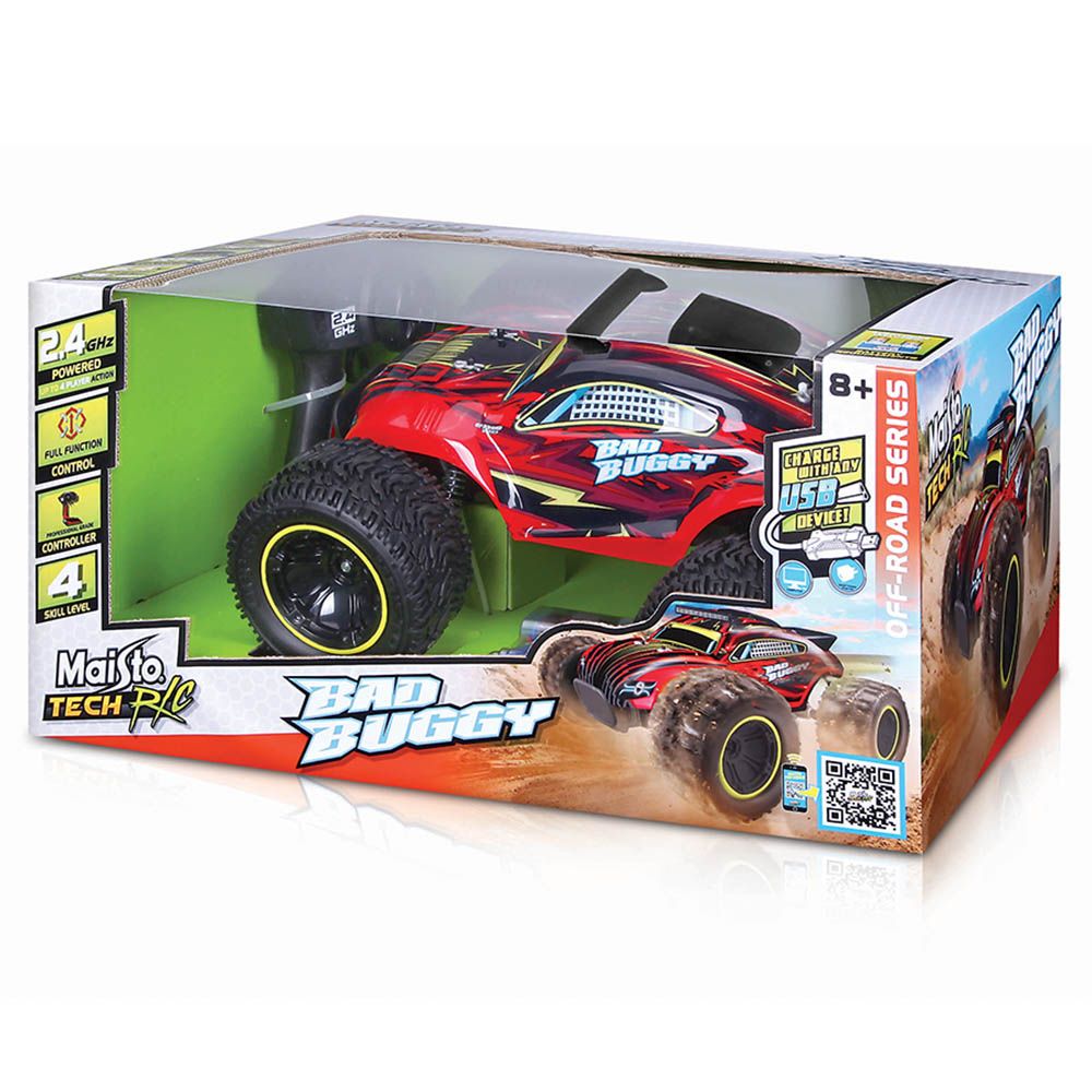 Maisto - RC Off-Road Bad Buggy 2.4Ghz - Red