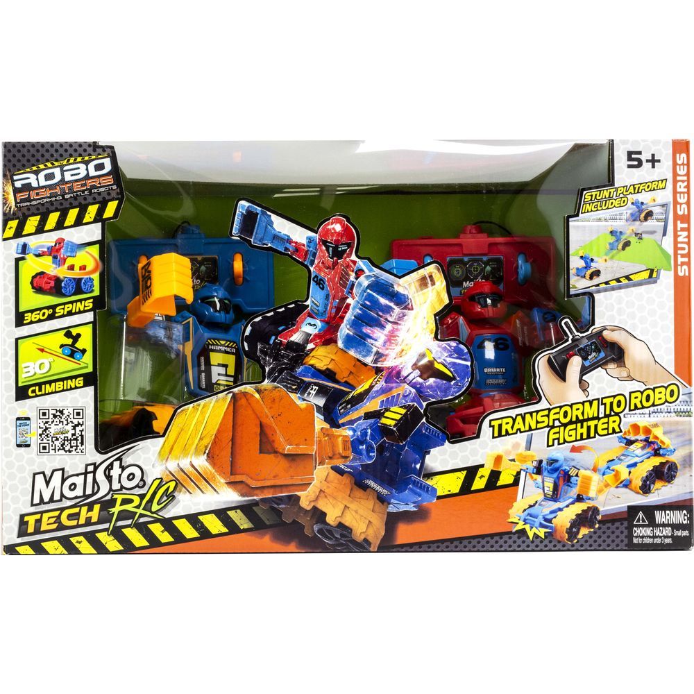 Maisto - RC 1:24 Scale - Robo Fighters - Red & Blue