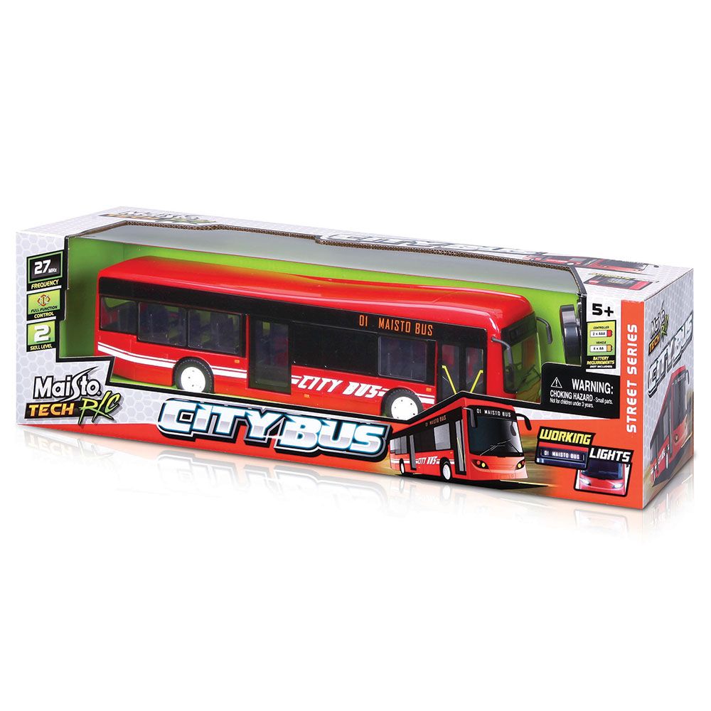 Maisto - RC Street City Bus 2.4Ghz Chargeable