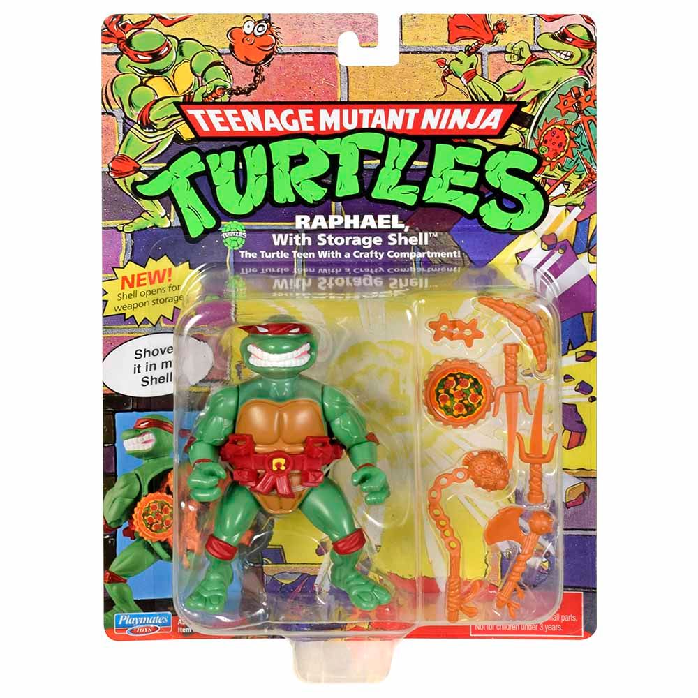 Playmates Toys - Storage Shell Raphael Basic Figure - 4-Inch