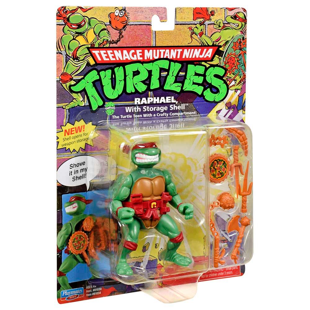 Playmates Toys - Storage Shell Raphael Basic Figure - 4-Inch