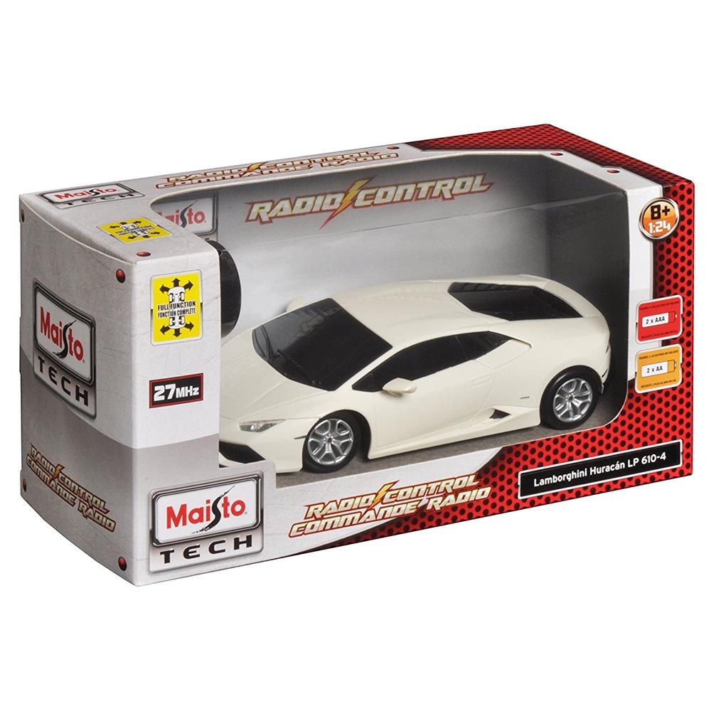 Maisto Tech - RC 1:24 Lamborghini Huracan LP 610-4 - White