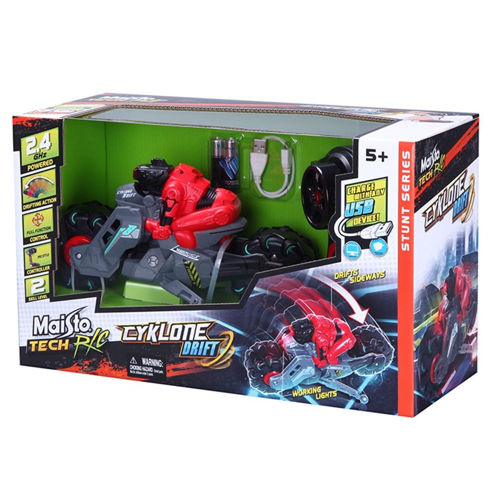 Maisto Tech - R/C Cyklone Drift - Red