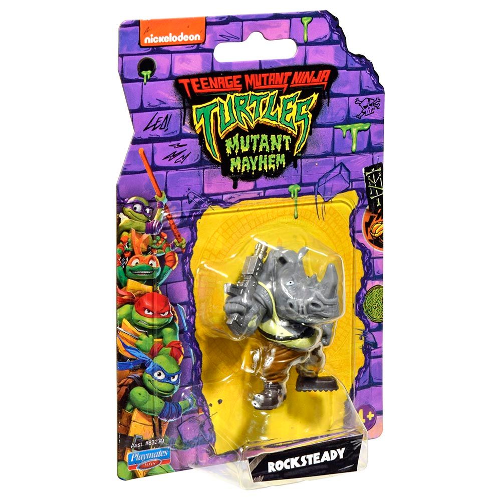 Playmates Toys - TMNT Mayhem Rocksteady Mini Figure - 2-Inch