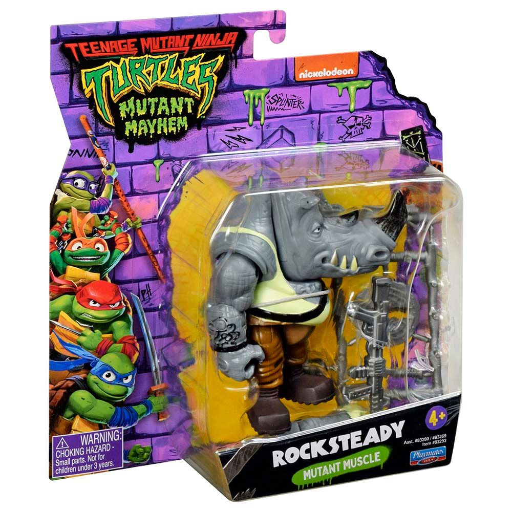 Playmates Toys - TMNT Rocksteady Mutant Muscle Basic Figure