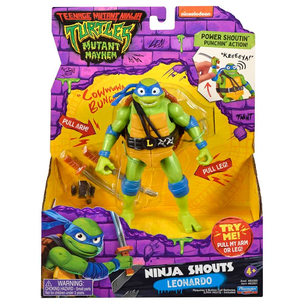 Playmates Toys - TMNT Ninja Shouts Leonardo Figure