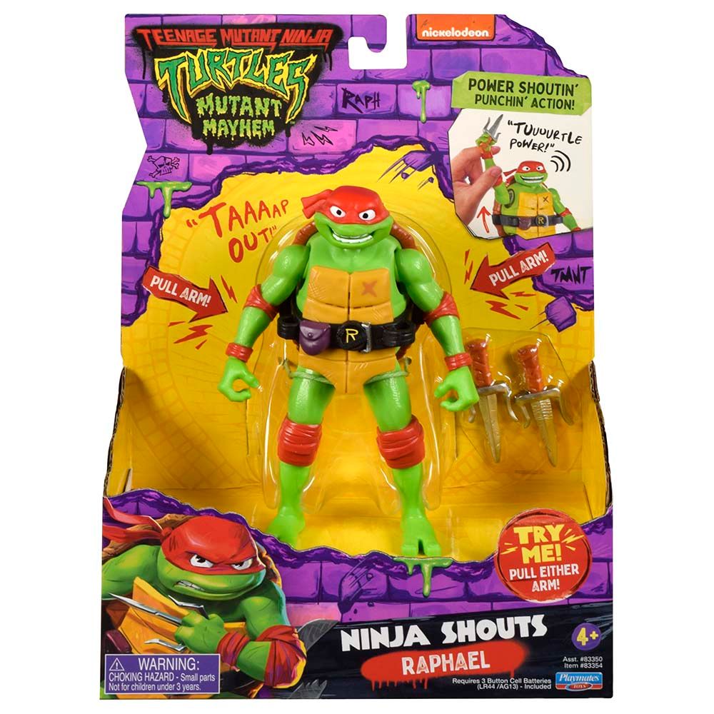 Playmates Toys - TMNT Ninja Shouts Raphael Figure