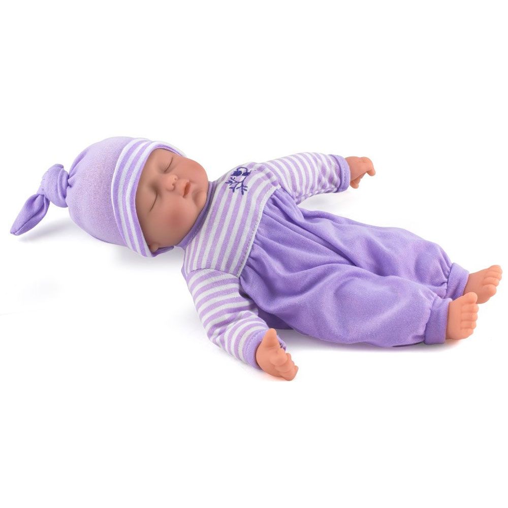 Dollsworld - Sleepy Baby 12in - Purple