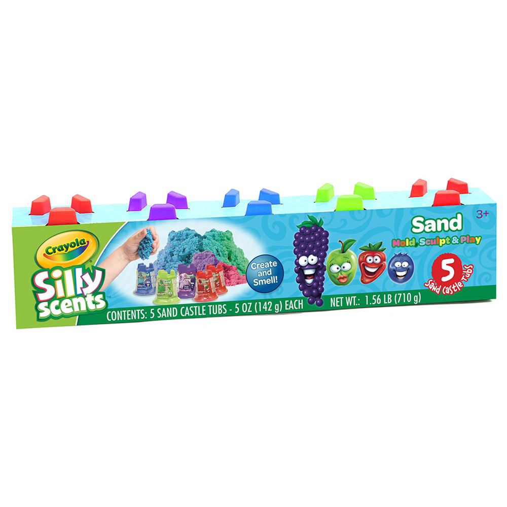 Crayola - Silly Scents Sand Tube - 5Oz - 5pcs - Color May Vary