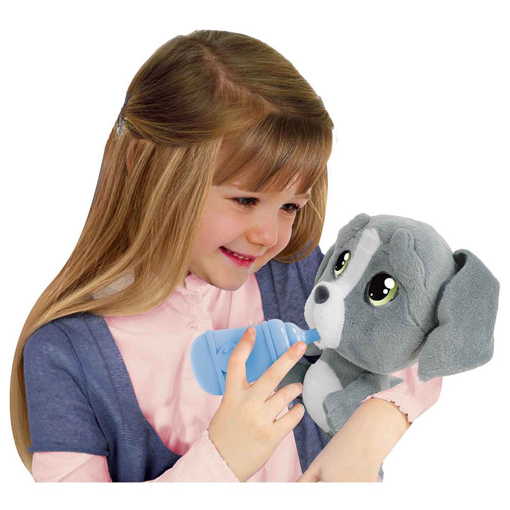 Emotion Pets - Cry Puppy Pet Set - Grey